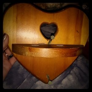 Vintage Wood Hearts